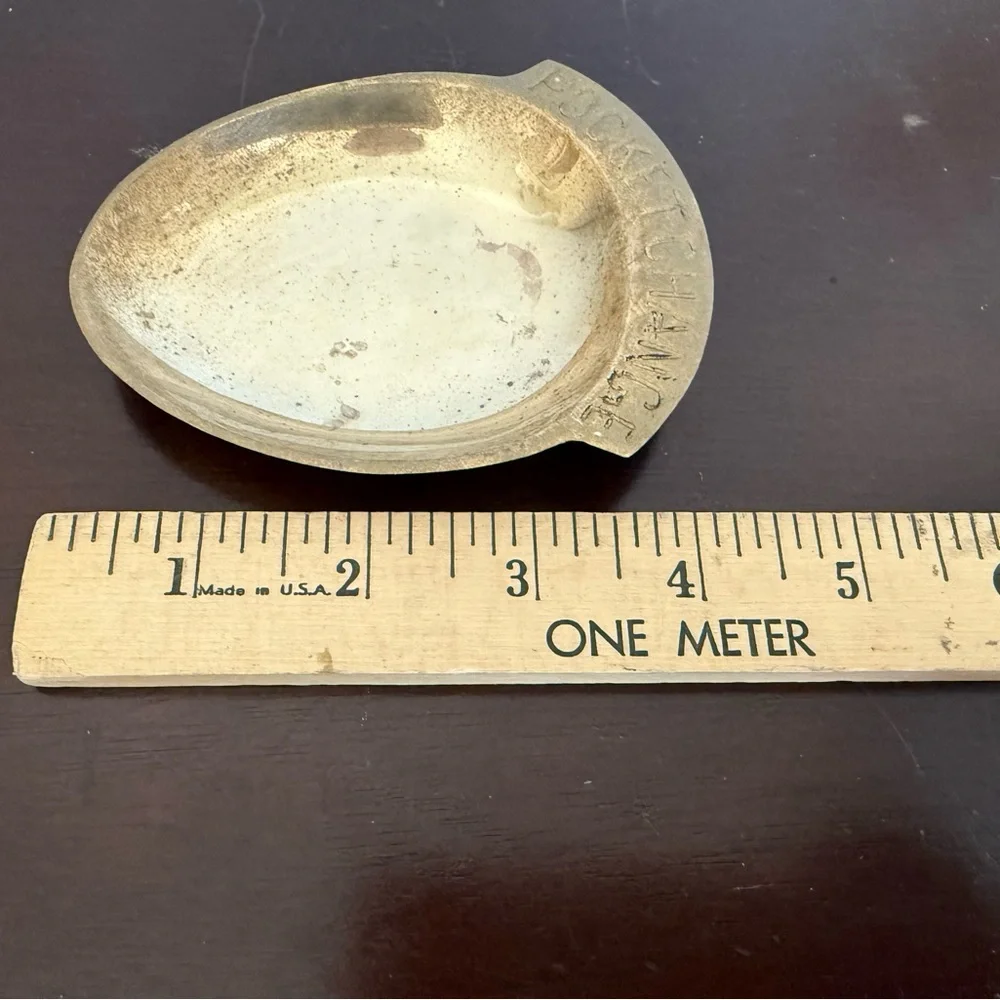 Vintage‎ Solid Brass “Pocket Change” Dish trinket decor